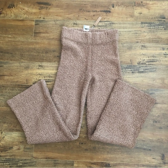 **NWT** SKIMS Cozy Knit Pants Camel S/M - Picture 8 of 11